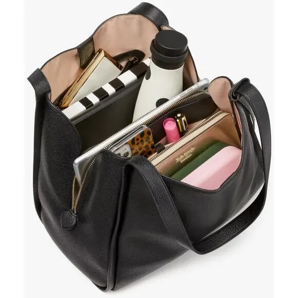 Kate Spade New York Knott Colorblock Large Shoulder Warm Stone Multi One Size - Picture 14 of 15